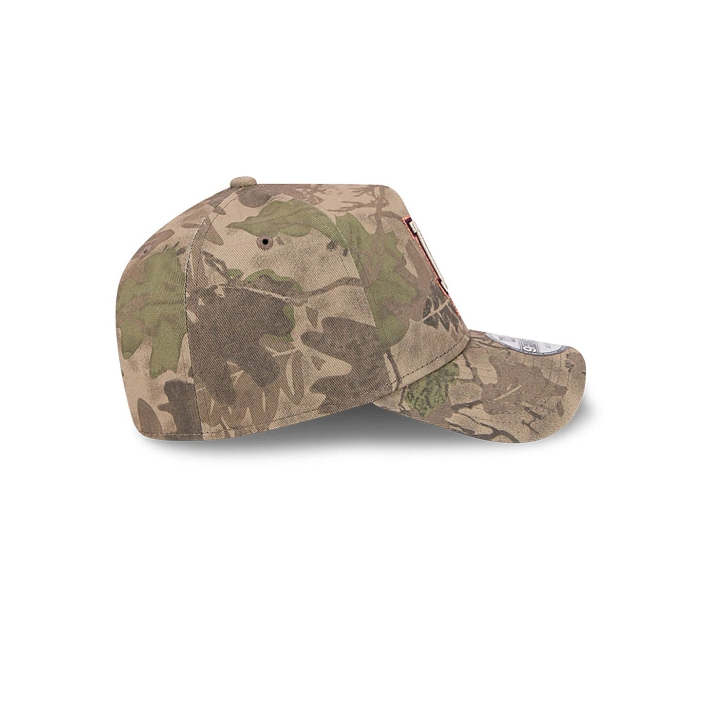 This is a LA Dodgers Leaf Camo assorted print 9FORTY A-Frame Adjustable Cap 6