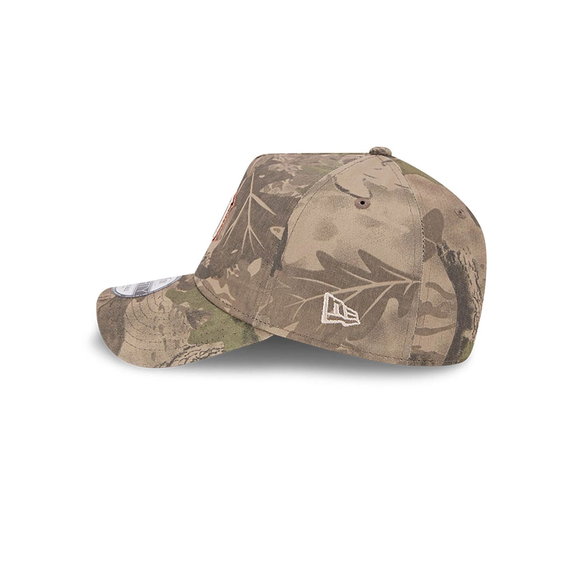 This is a Detroit Tigers Leaf Camo assorted print 9FORTY A-Frame Adjustable Cap 7