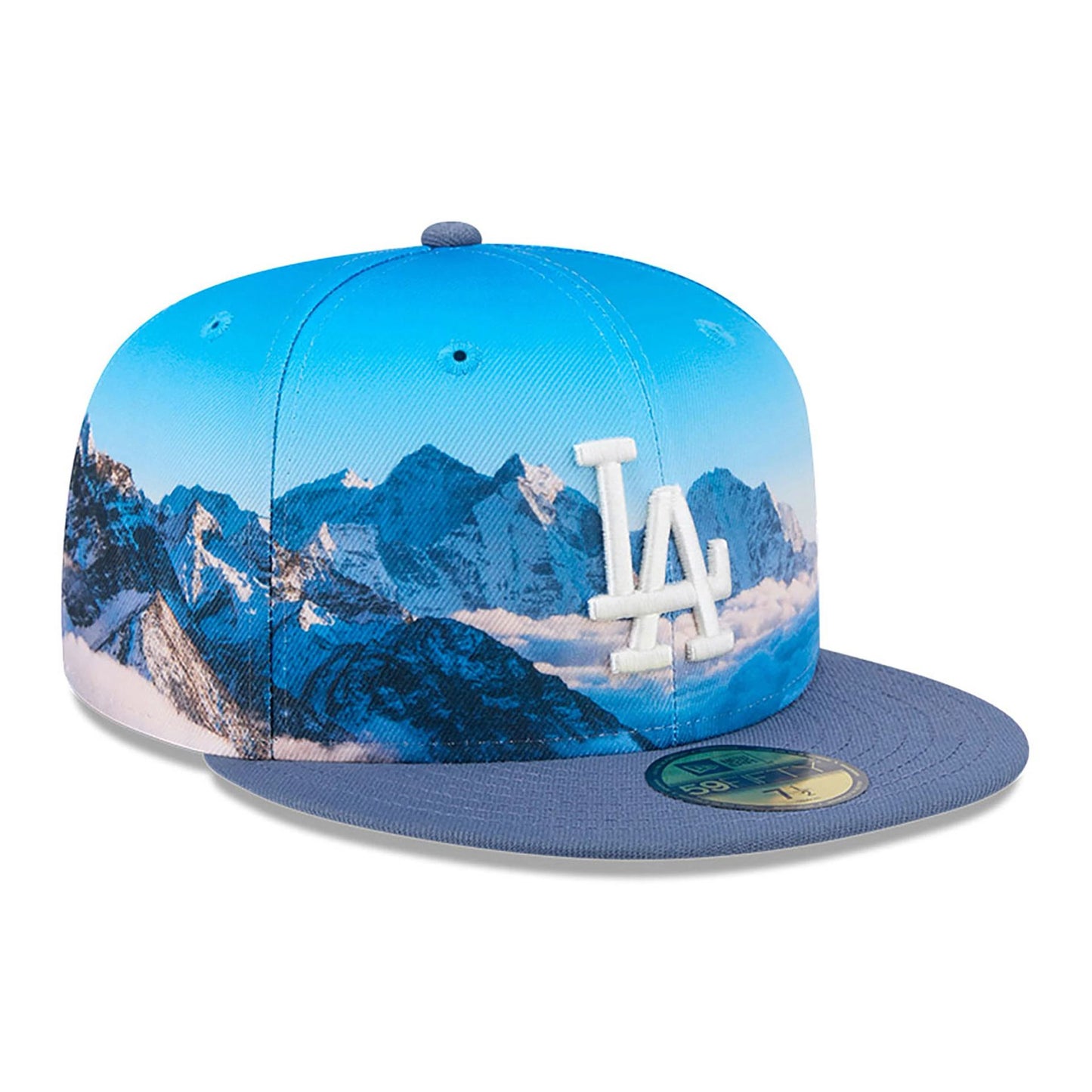 This is a LA Dodgers Photoreal Blue 59FIFTY Fitted Cap 4