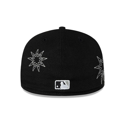 This is a Chicago White Sox Solar Stars Black 59FIFTY Fitted Cap 5