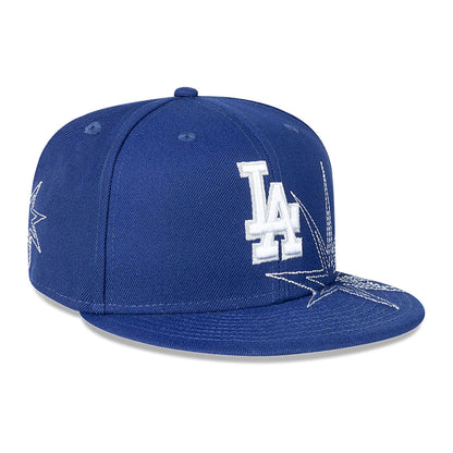 This is a LA Dodgers Solar Stars Dark Blue 59FIFTY Fitted Cap 4