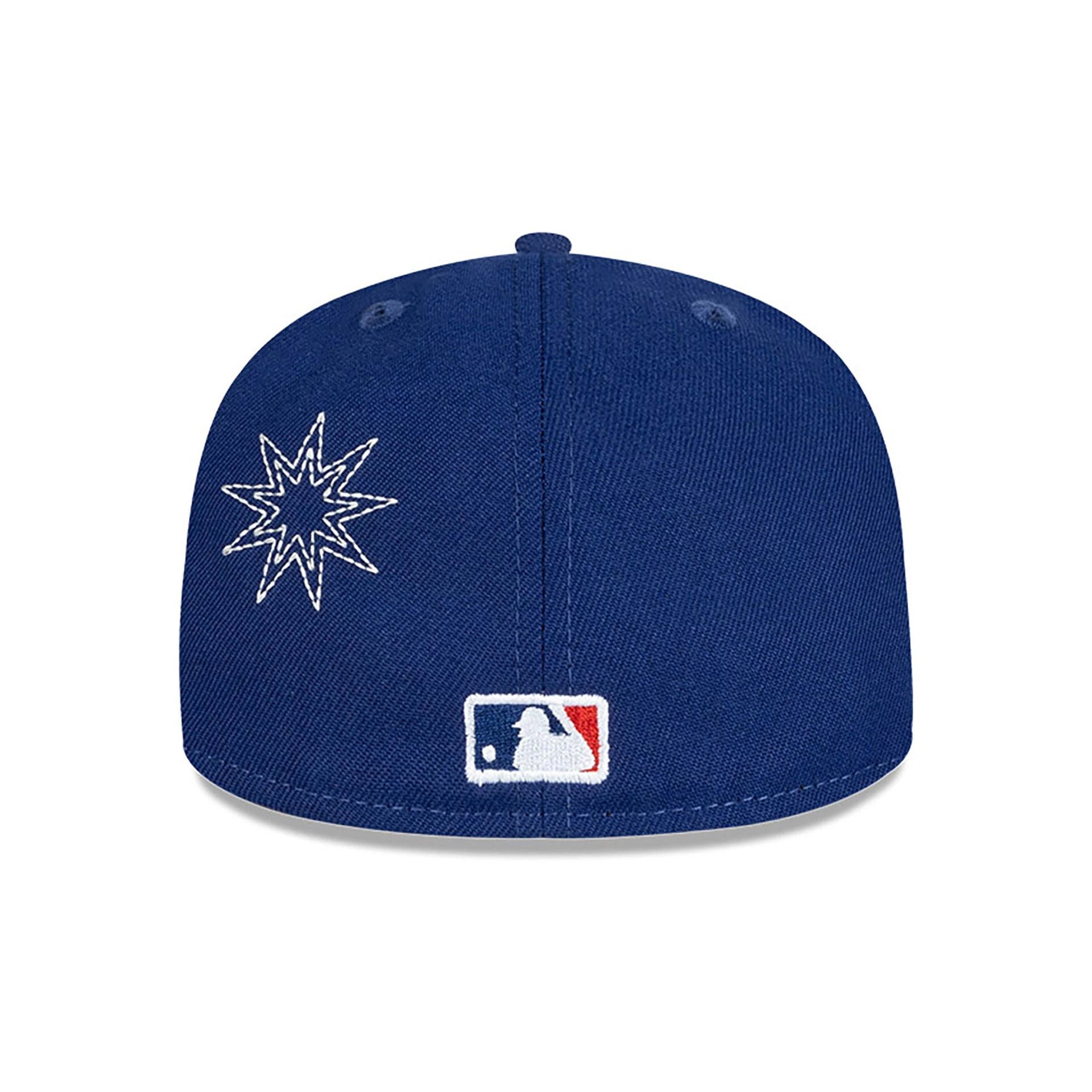 This is a LA Dodgers Solar Stars Dark Blue 59FIFTY Fitted Cap 5