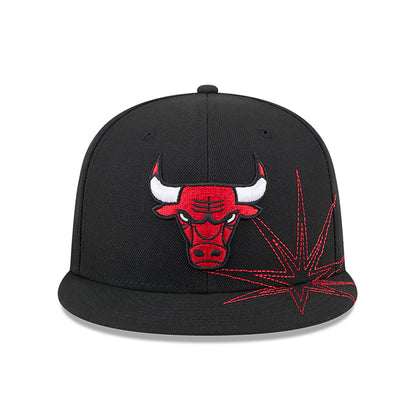 This is a Chicago Bulls Solar Stars Black 59FIFTY Fitted Cap 3