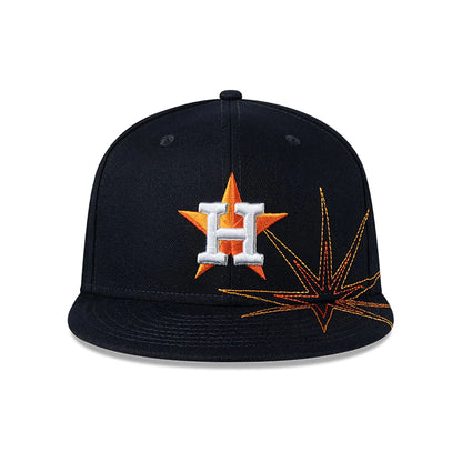 This is a Houston Astros Solar Stars Navy 59FIFTY Fitted Cap 3