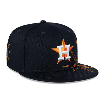 This is a Houston Astros Solar Stars Navy 59FIFTY Fitted Cap 4