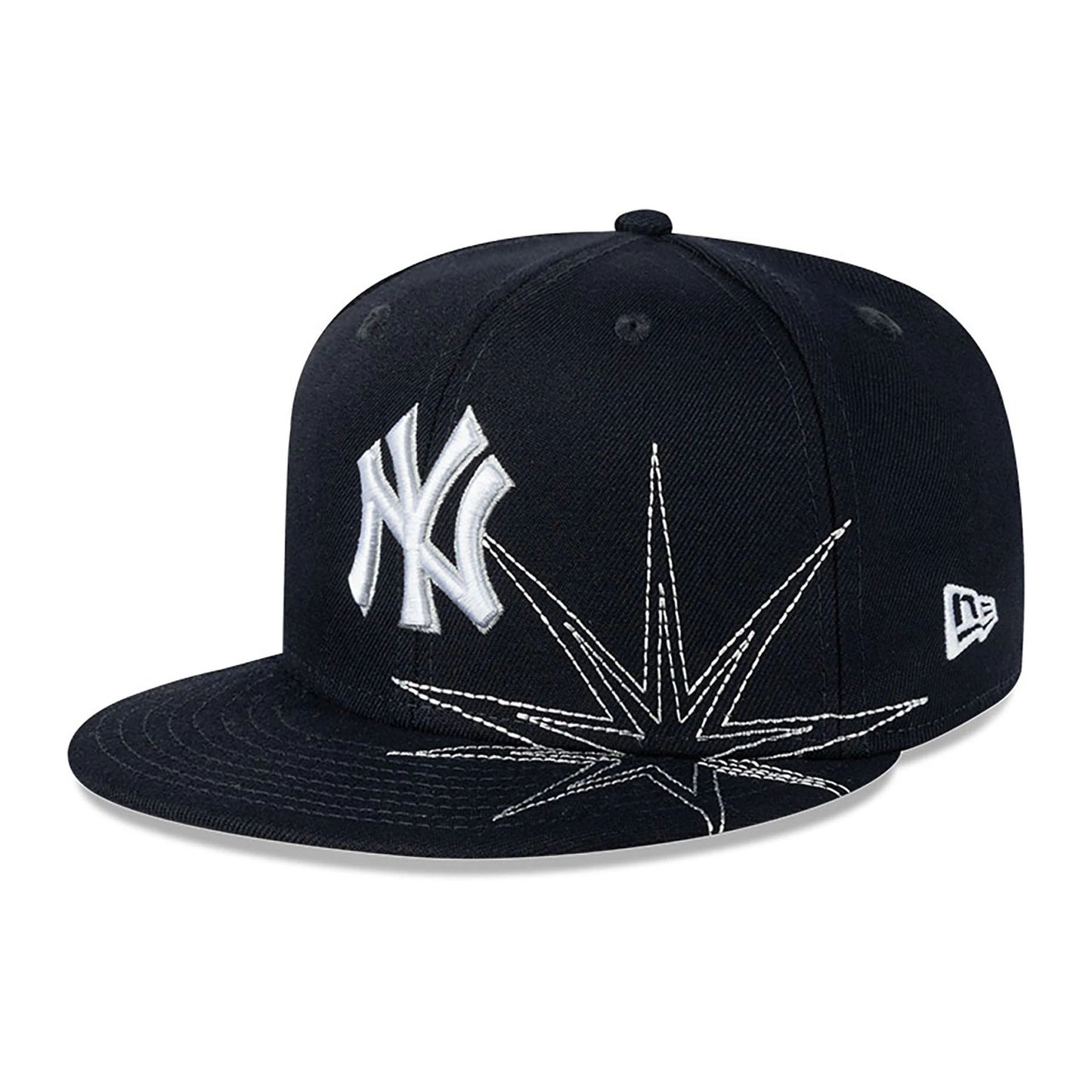 This is a New York Yankees Solar Stars Navy 59FIFTY Fitted Cap 1