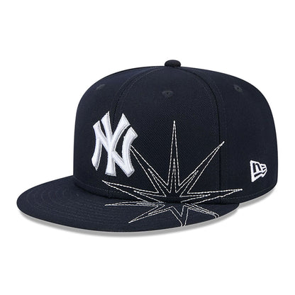 This is a New York Yankees Solar Stars Navy 59FIFTY Fitted Cap 8