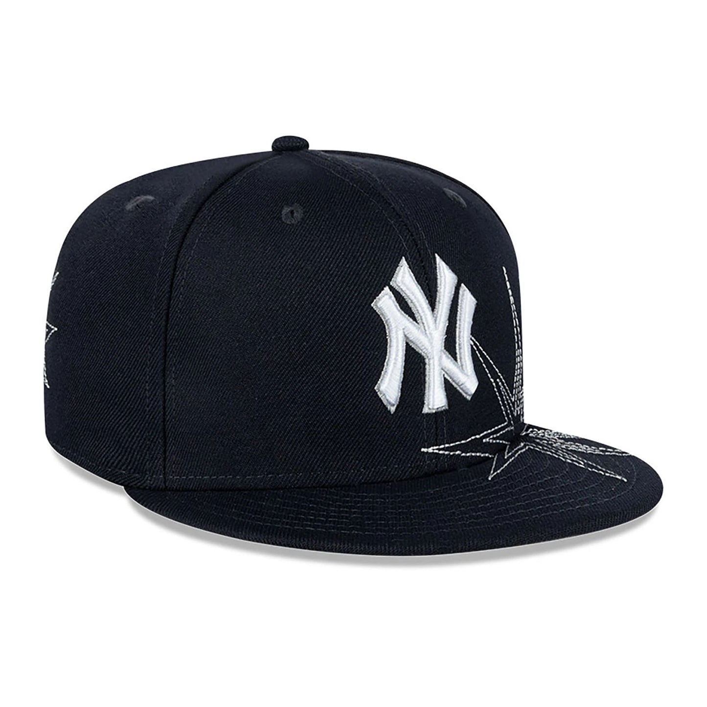 This is a New York Yankees Solar Stars Navy 59FIFTY Fitted Cap 4