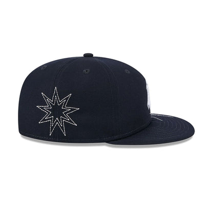 This is a New York Yankees Solar Stars Navy 59FIFTY Fitted Cap 6