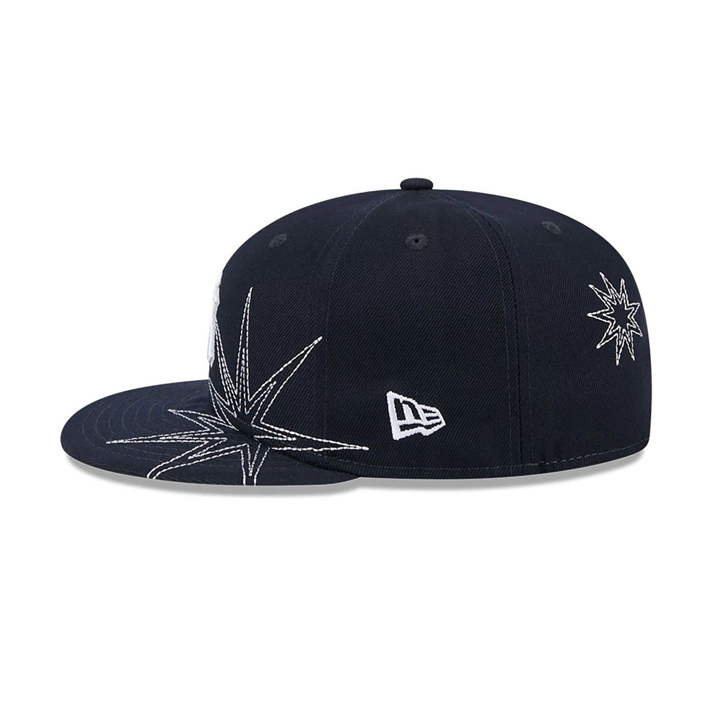 This is a New York Yankees Solar Stars Navy 59FIFTY Fitted Cap 7