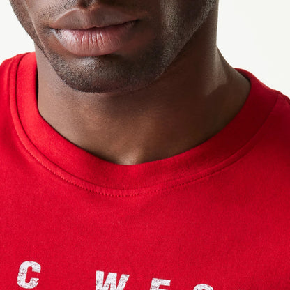 The Male model is wearing San Francisco 49Ers Sport Classic Red T-Shirt 6