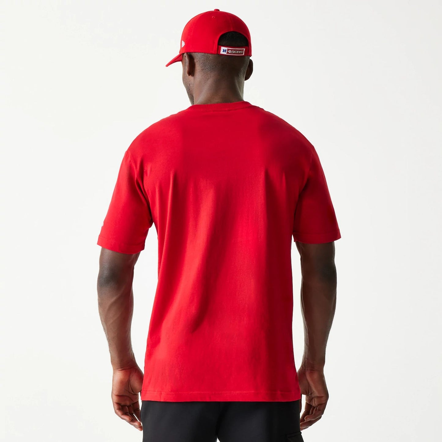 The Male model is wearing San Francisco 49Ers Sport Classic Red T-Shirt 2