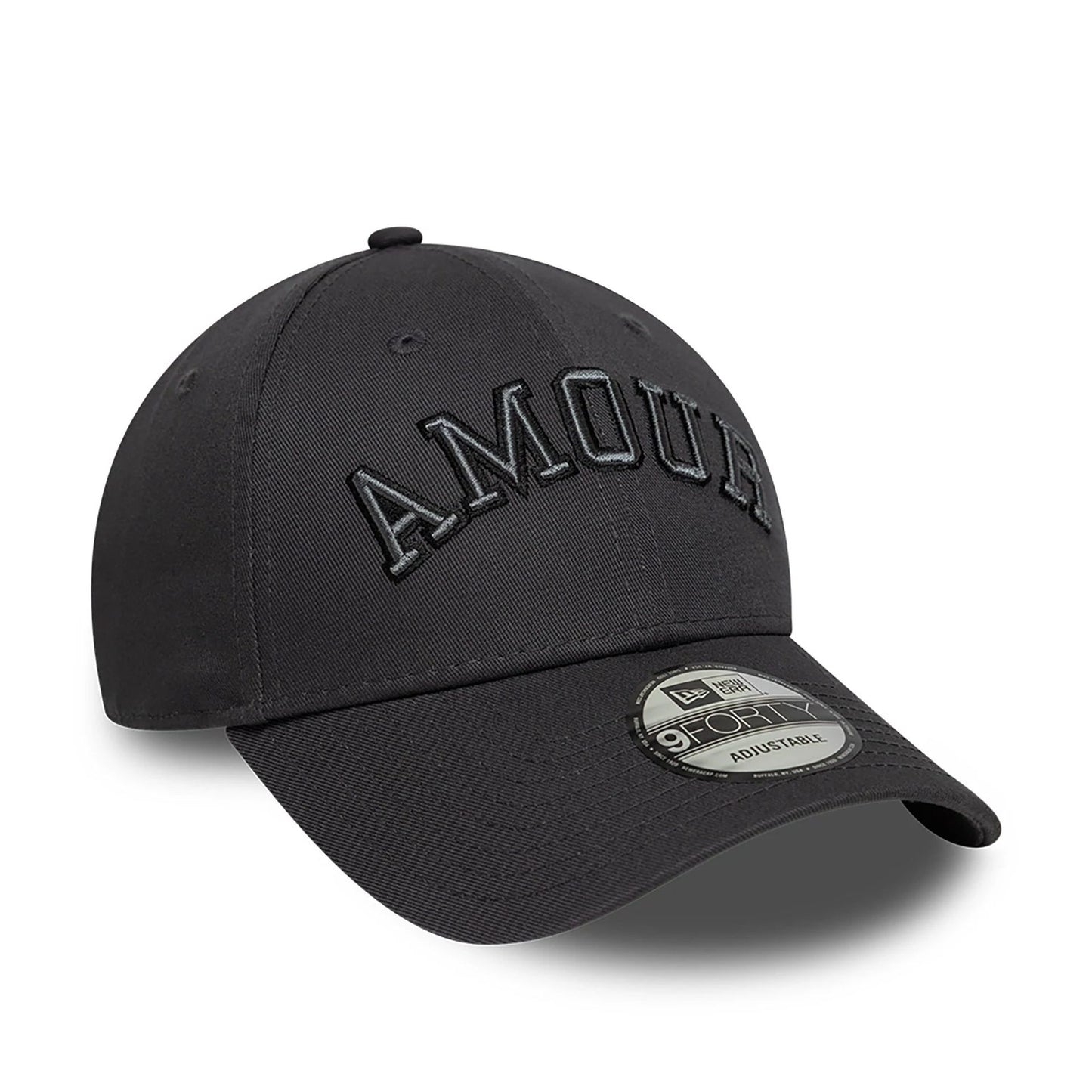 This is a New Era Zadig&Voltaire Amour Dark Grey 9FORTY Adjustable Cap 3