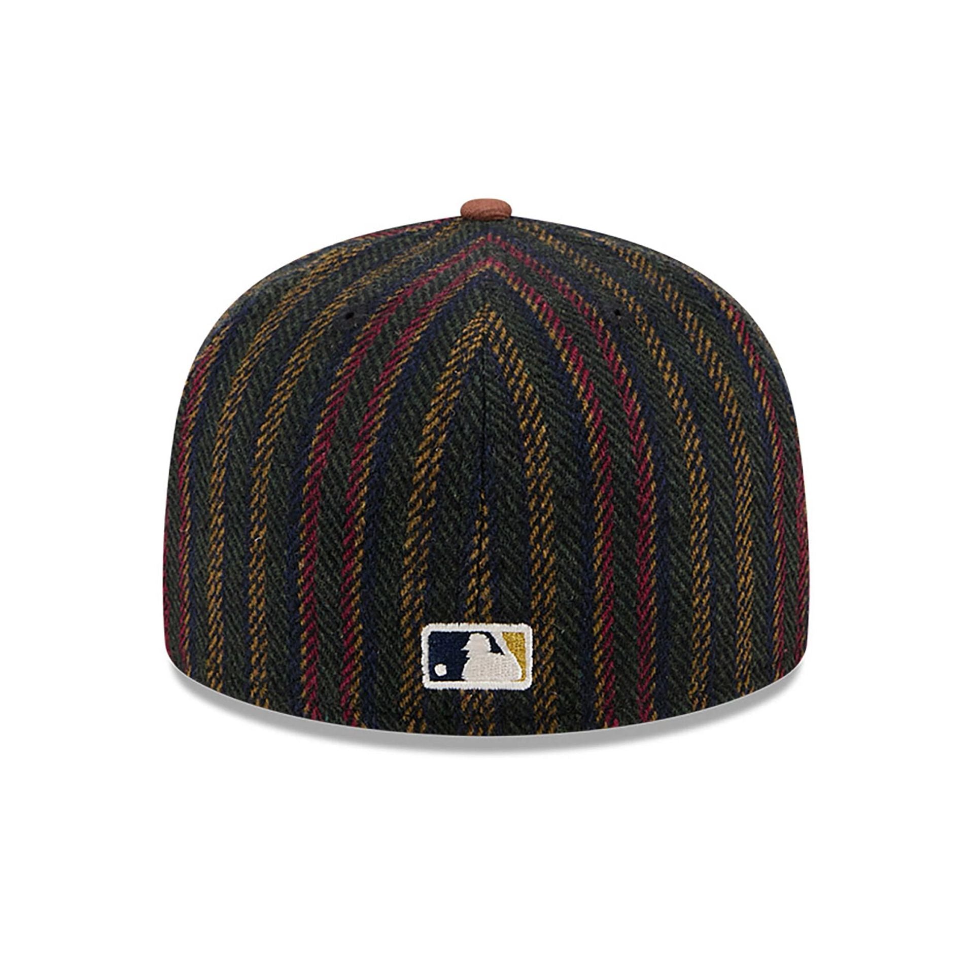 This is a San Francisco Giants Vintage Herringbone Dark Brown 59FIFTY Fitted Cap 5