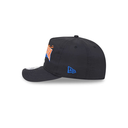 This is a New York Knicks Throwback Brush Black Golfer Clipback Adjustable Cap 7