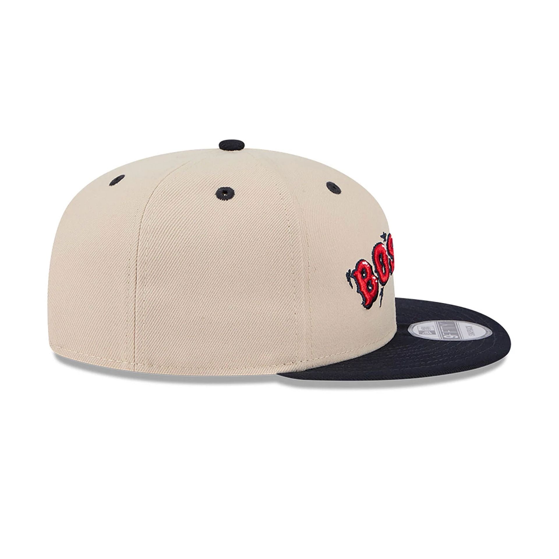 This is a Boston Red Sox Team Art Beige 9FIFTY Snapback Cap 6