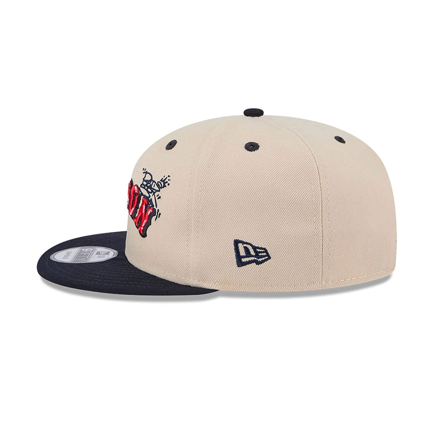 This is a Boston Red Sox Team Art Beige 9FIFTY Snapback Cap 7