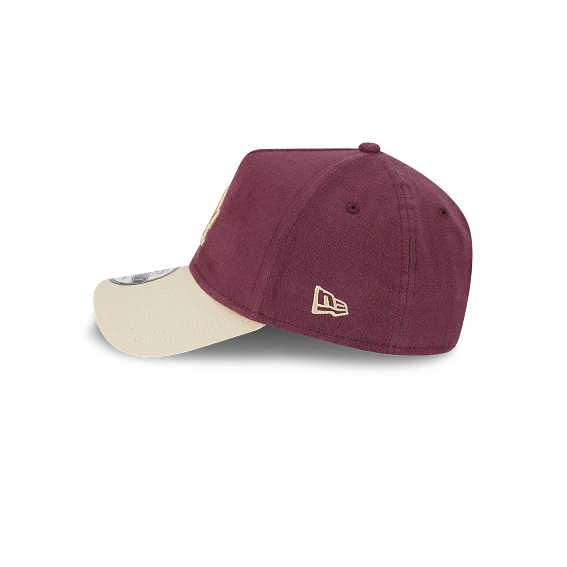 This is a LA Dodgers Moleskin Crown Dark Purple 9FORTY A-Frame Adjustable Cap 7