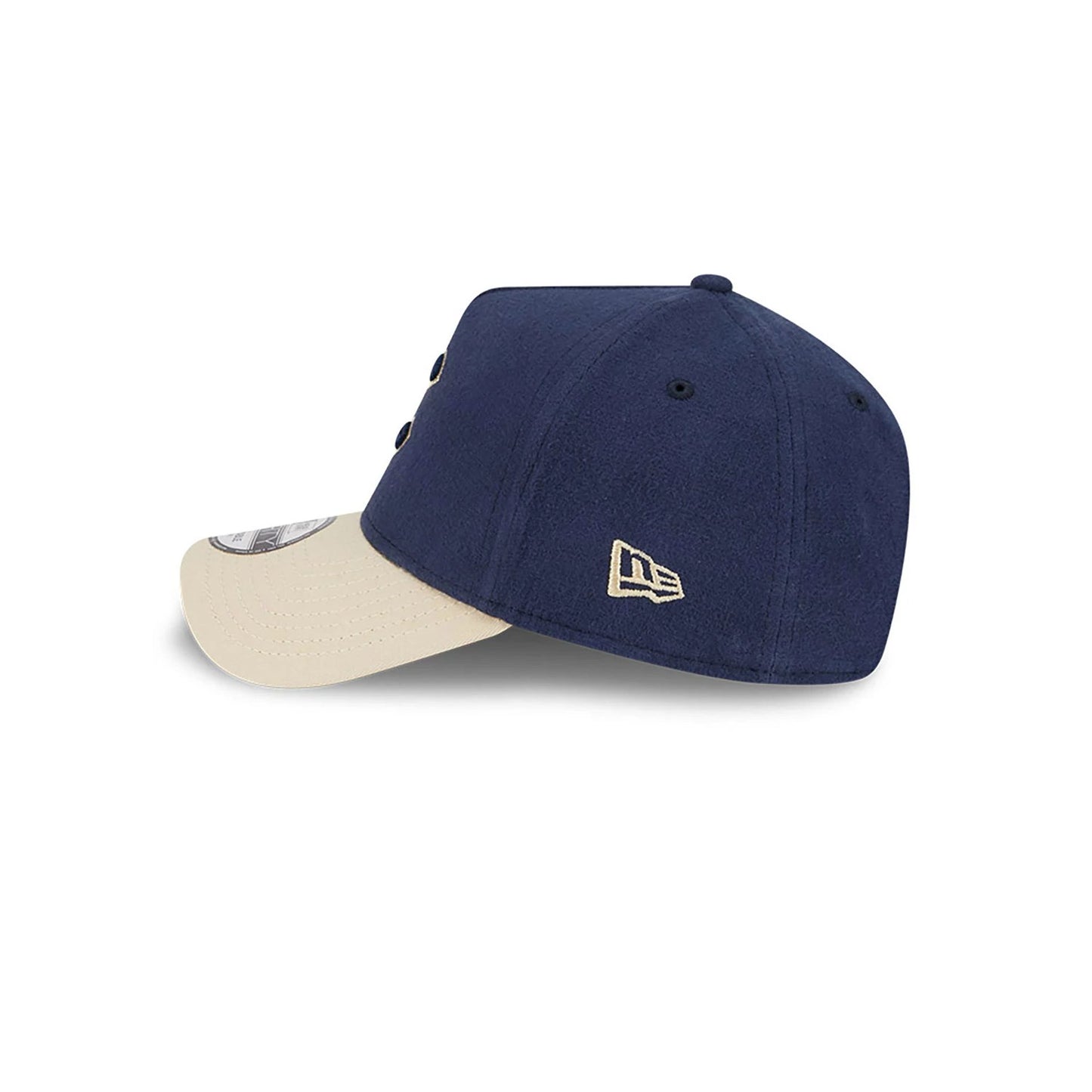 This is a Chicago Cubs Moleskin Crown Navy 9FORTY A-Frame Adjustable Cap 7