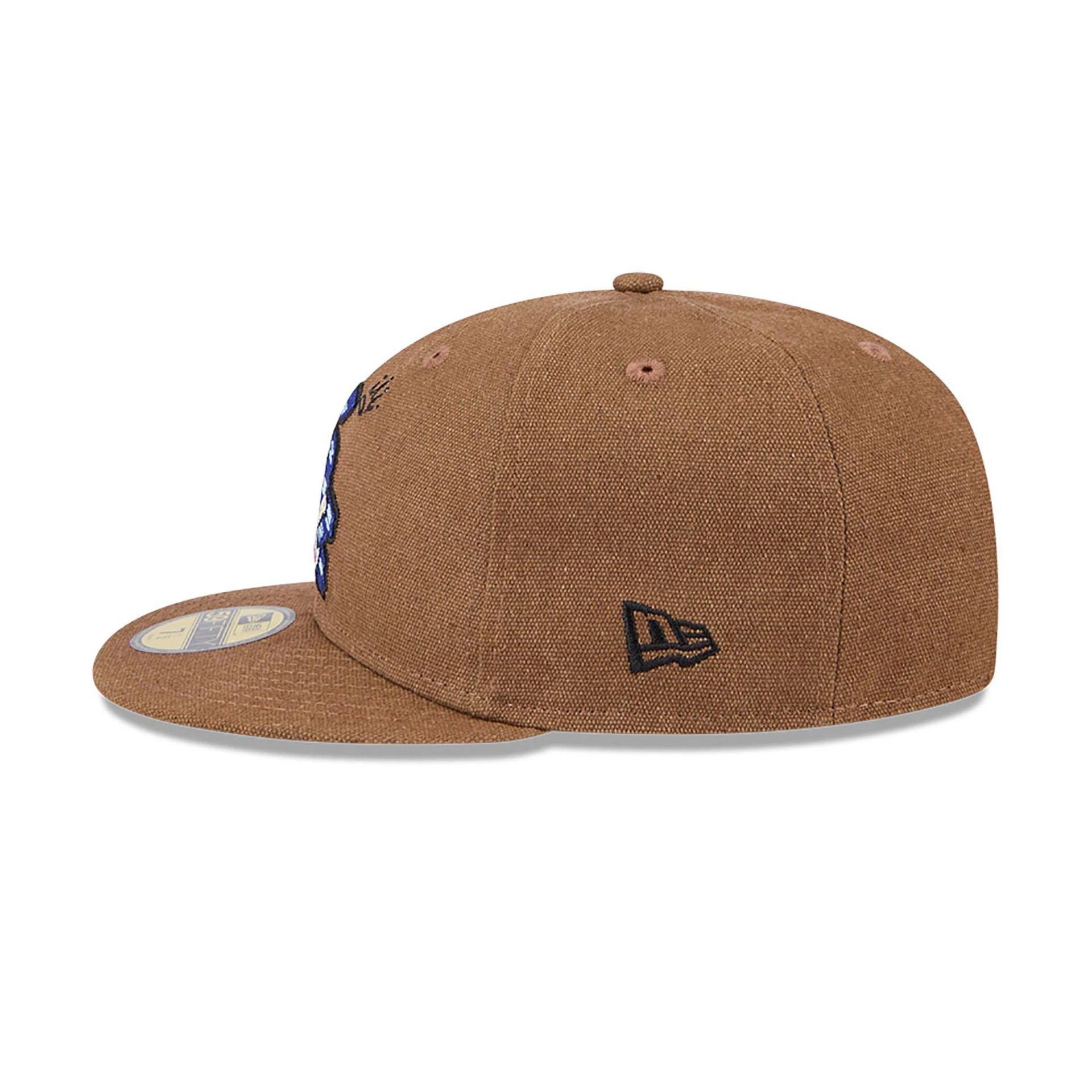 This is a Chicago White Sox Logo Scribble Dark Brown 59FIFTY Fitted Cap 7