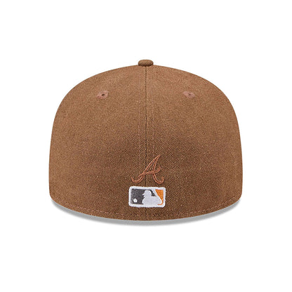 This is a Atlanta Braves Logo Scribble Dark Brown 59FIFTY Fitted Cap 5