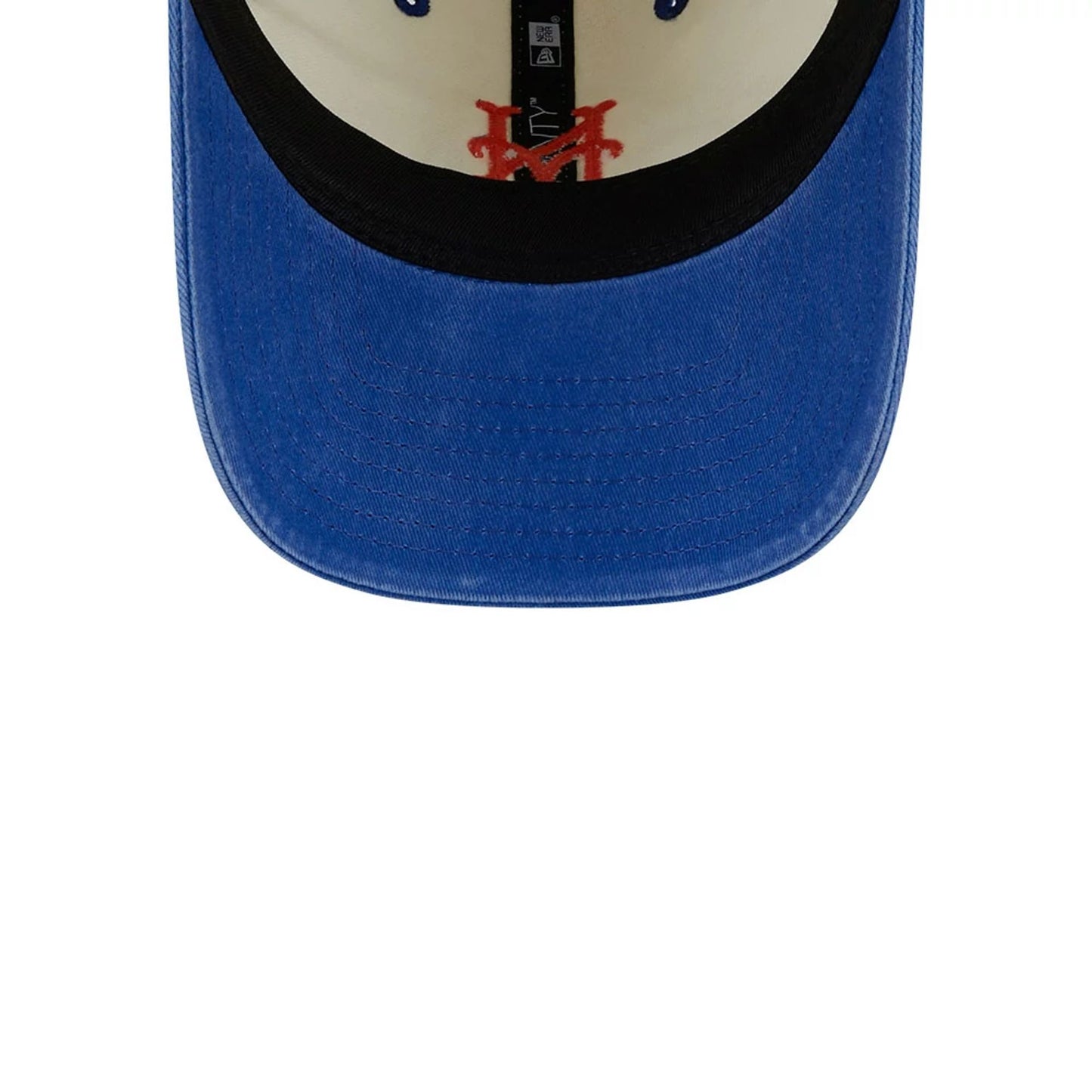 This is a New York Mets Classic Sidescript White 9TWENTY Adjustable Cap 4