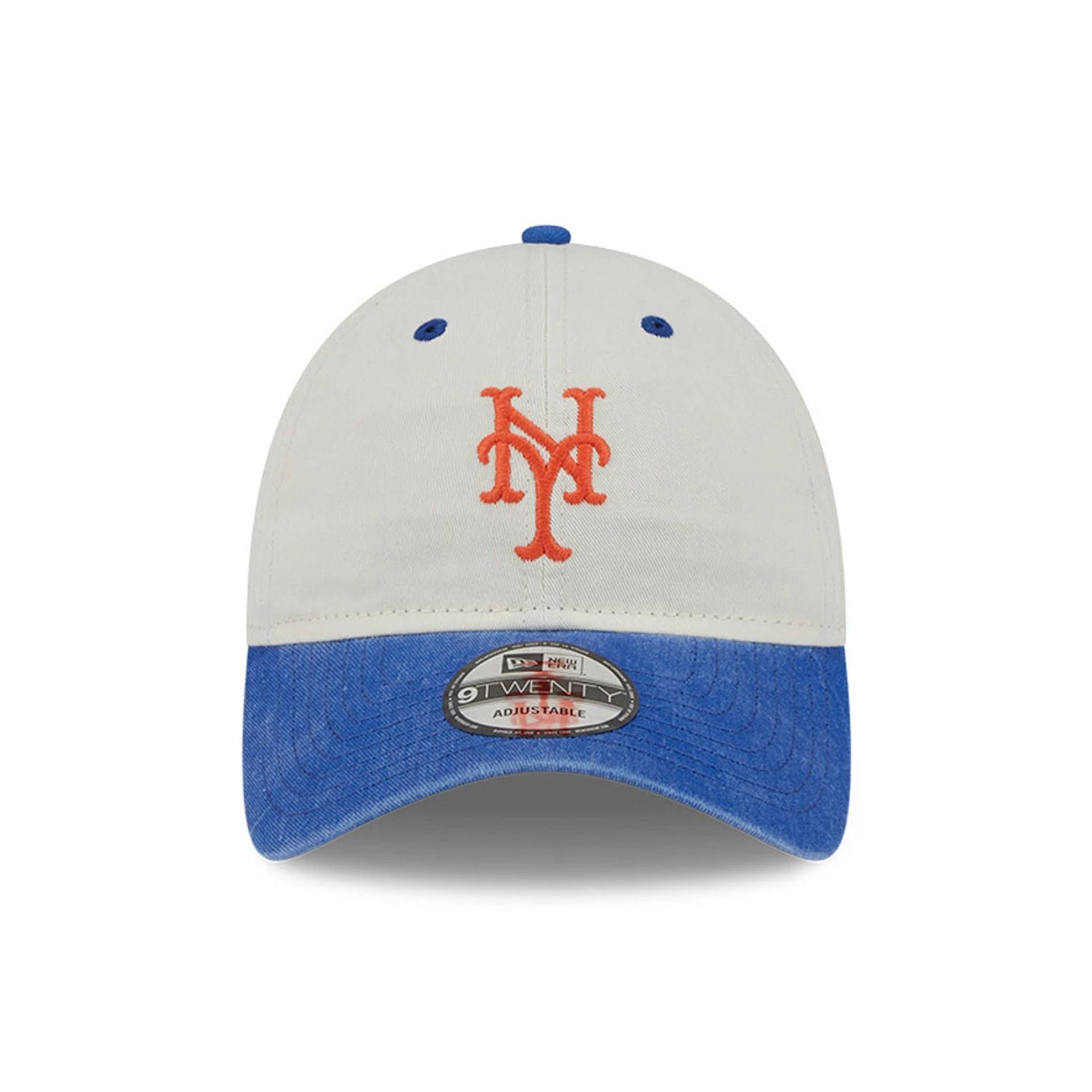 This is a New York Mets Classic Sidescript White 9TWENTY Adjustable Cap 2