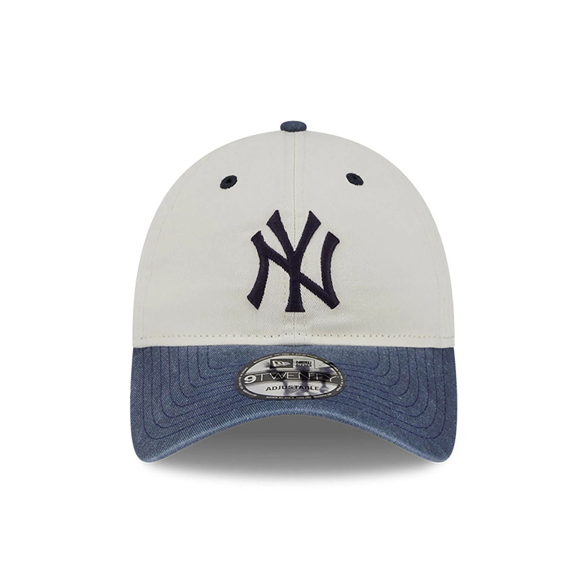 This is a New York Yankees Classic Sidescript White 9TWENTY Adjustable Cap 2