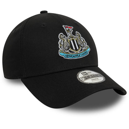 This is a Newcastle United FC Youth Core Black 9FORTY Adjustable Cap 1