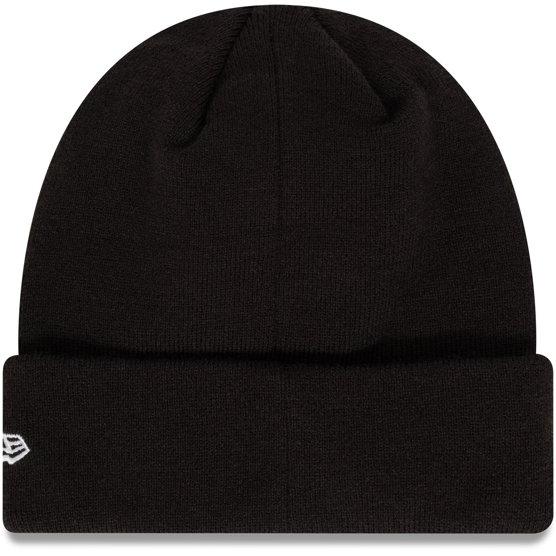 This is a Newcastle United FC Core Black Cuff Knit Beanie Hat 2