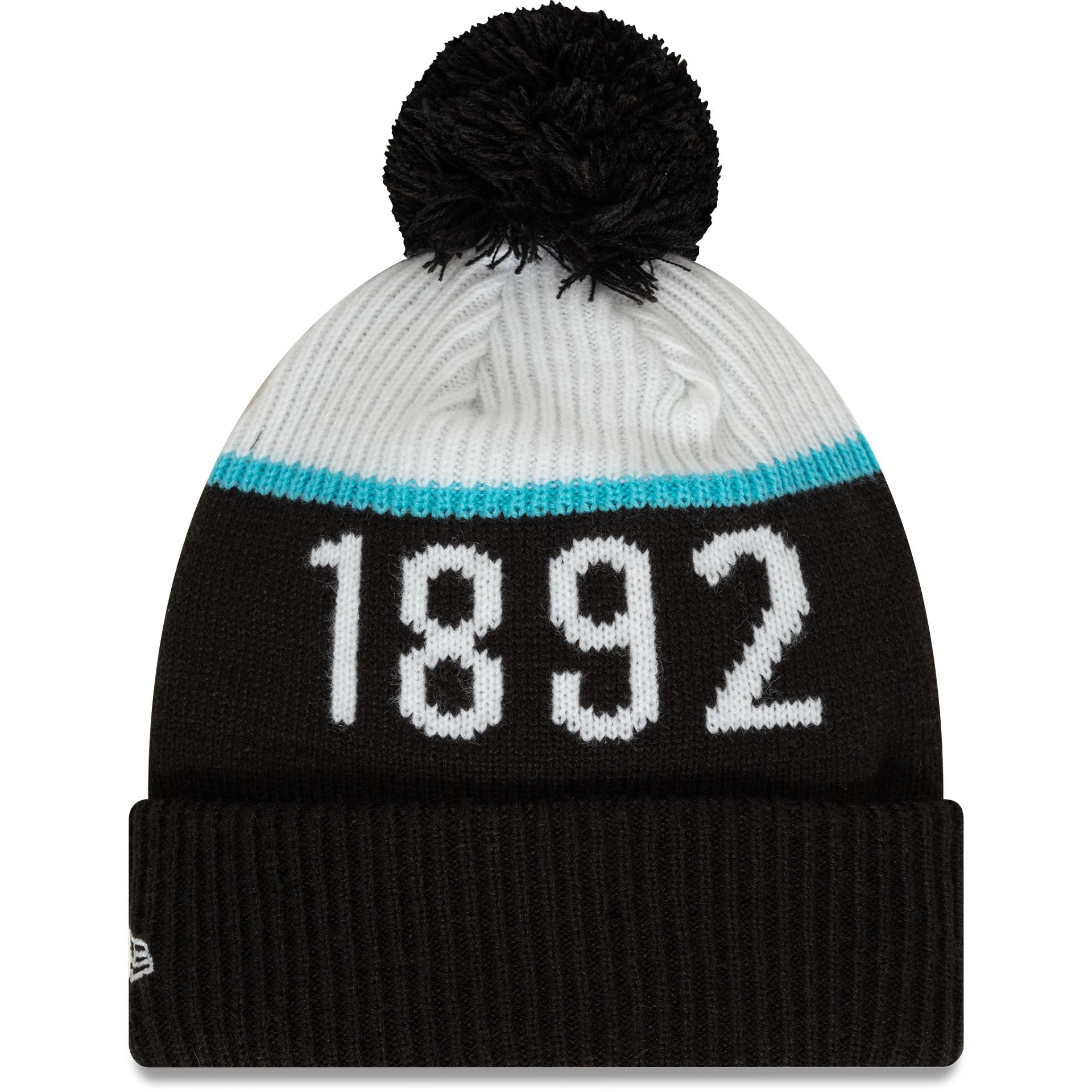 This is a Newcastle United FC Black Sport Knit Beanie Hat 2