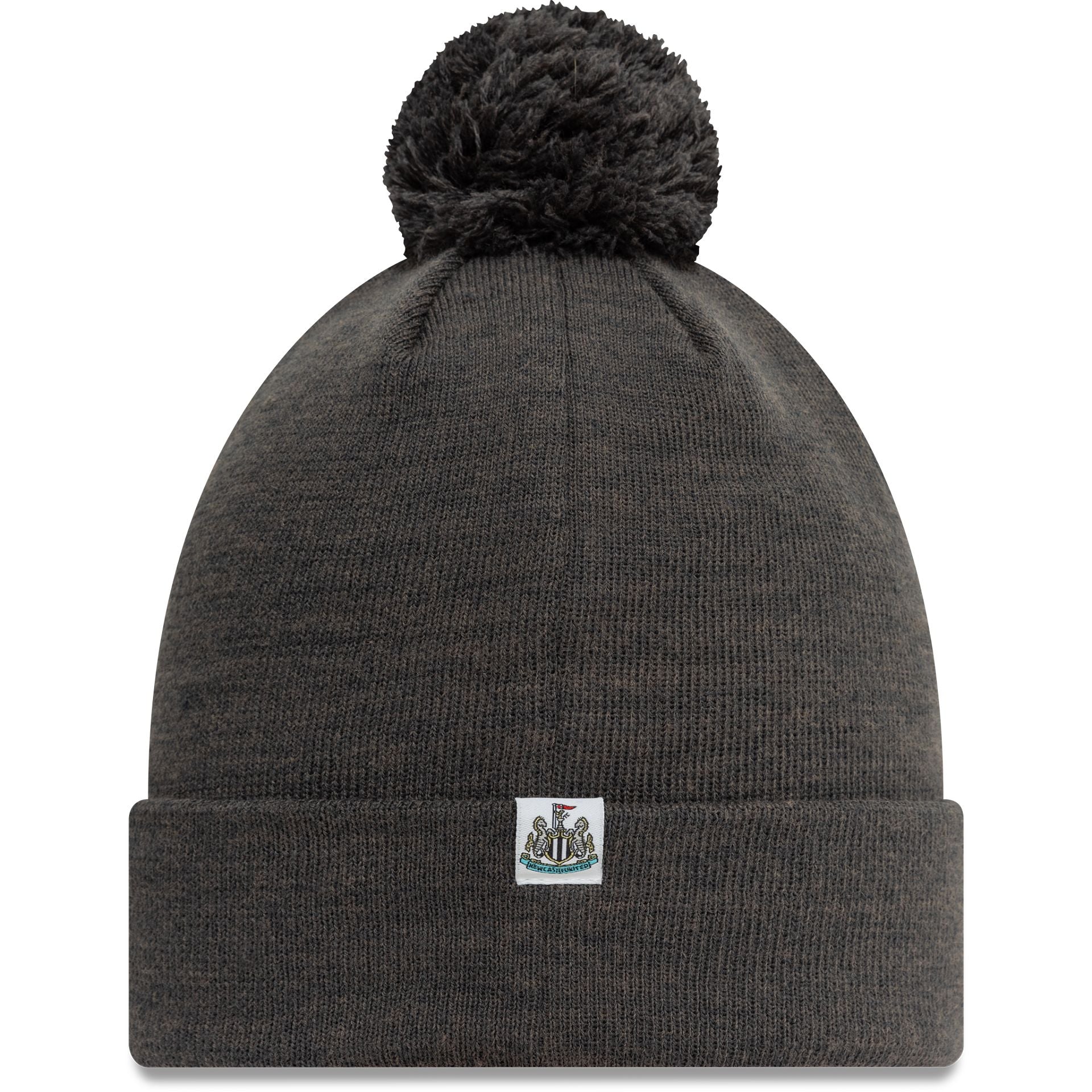 This is a Newcastle United FC Polylana® Dark Grey Cuff Knit Beanie Hat 1