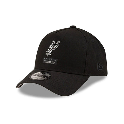 This is a San Antonio Spurs Bristol Studio x NBA Black 9FORTY A-Frame Adjustable Cap 1