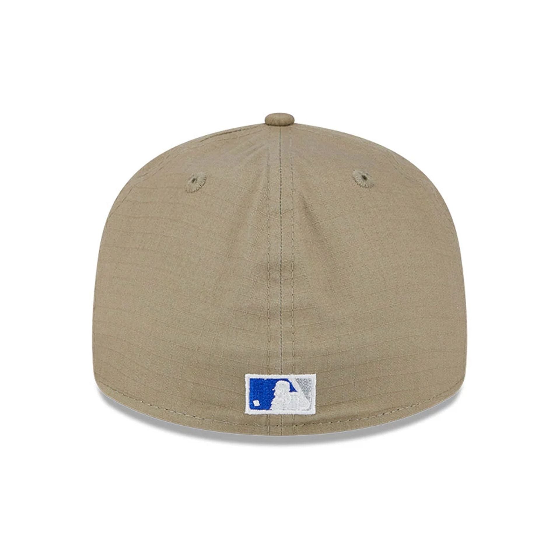 This is a Brooklyn Dodgers Logo Pin Khaki Retro Crown 59FIFTY Fitted Cap 5