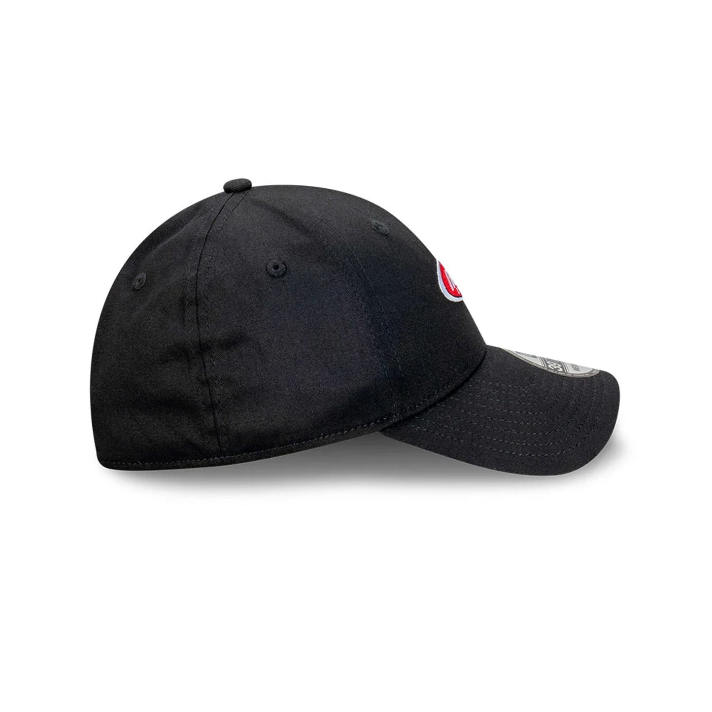 This is a New Era Pill Black 39THIRTY Stretch Fit Cap 6