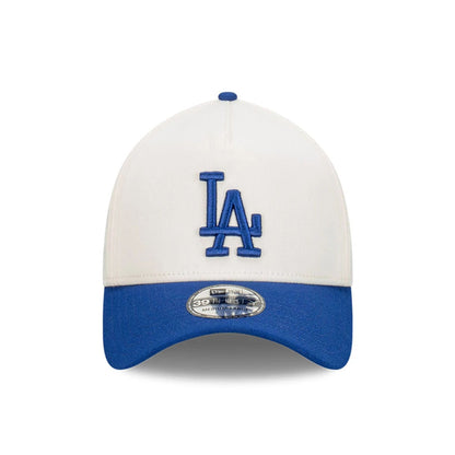 This is a LA Dodgers Cut N Paste White 39THIRTY A-Frame Stretch Fit Cap 3