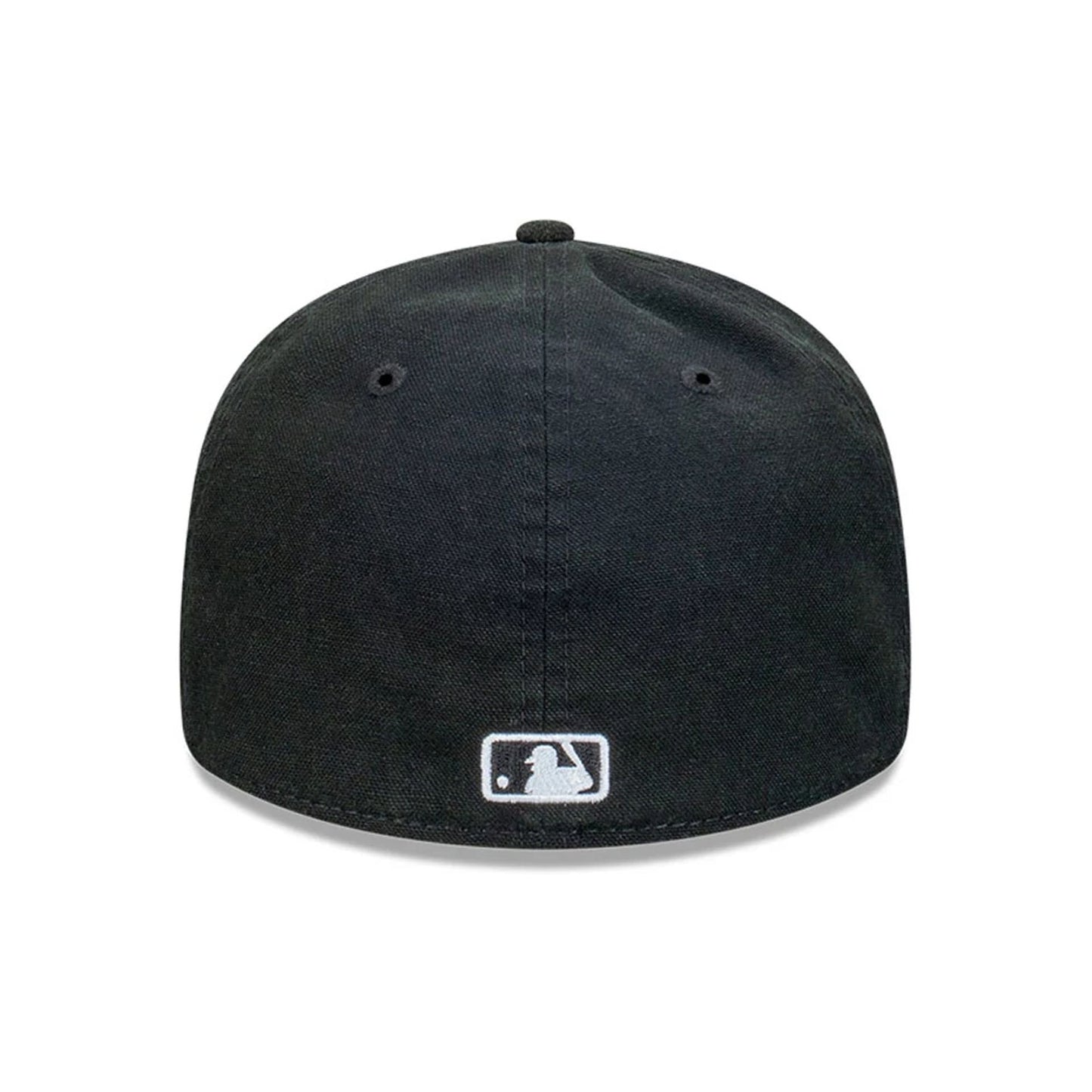 This is a LA Dodgers Snow Washed Canvas Black Retro Crown 59FIFTY Fitted Cap 5