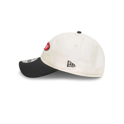 This is a New Era Pill White 9TWENTY Adjustable Cap 6