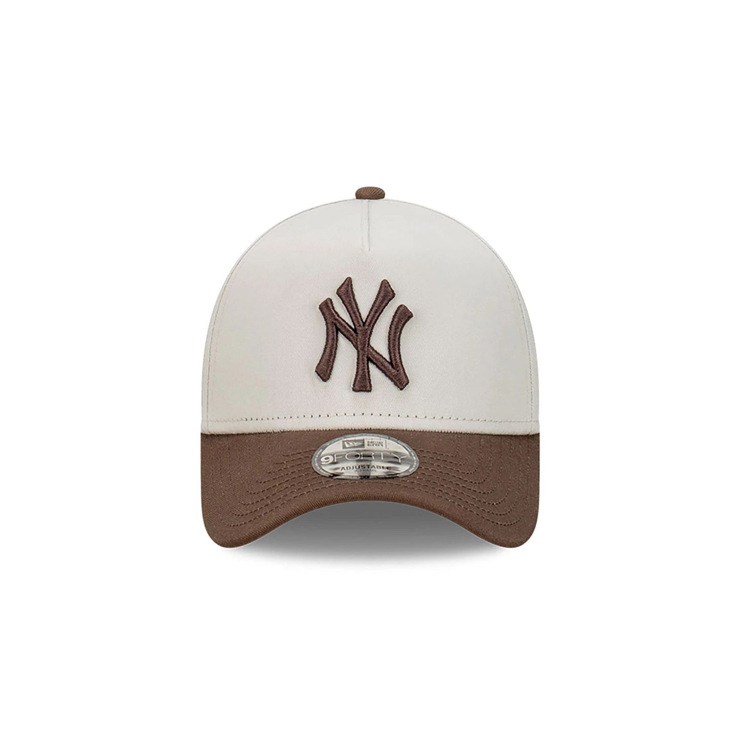 This is a New York Yankees Vintage Light Beige 9FORTY A-Frame Adjustable Cap 3