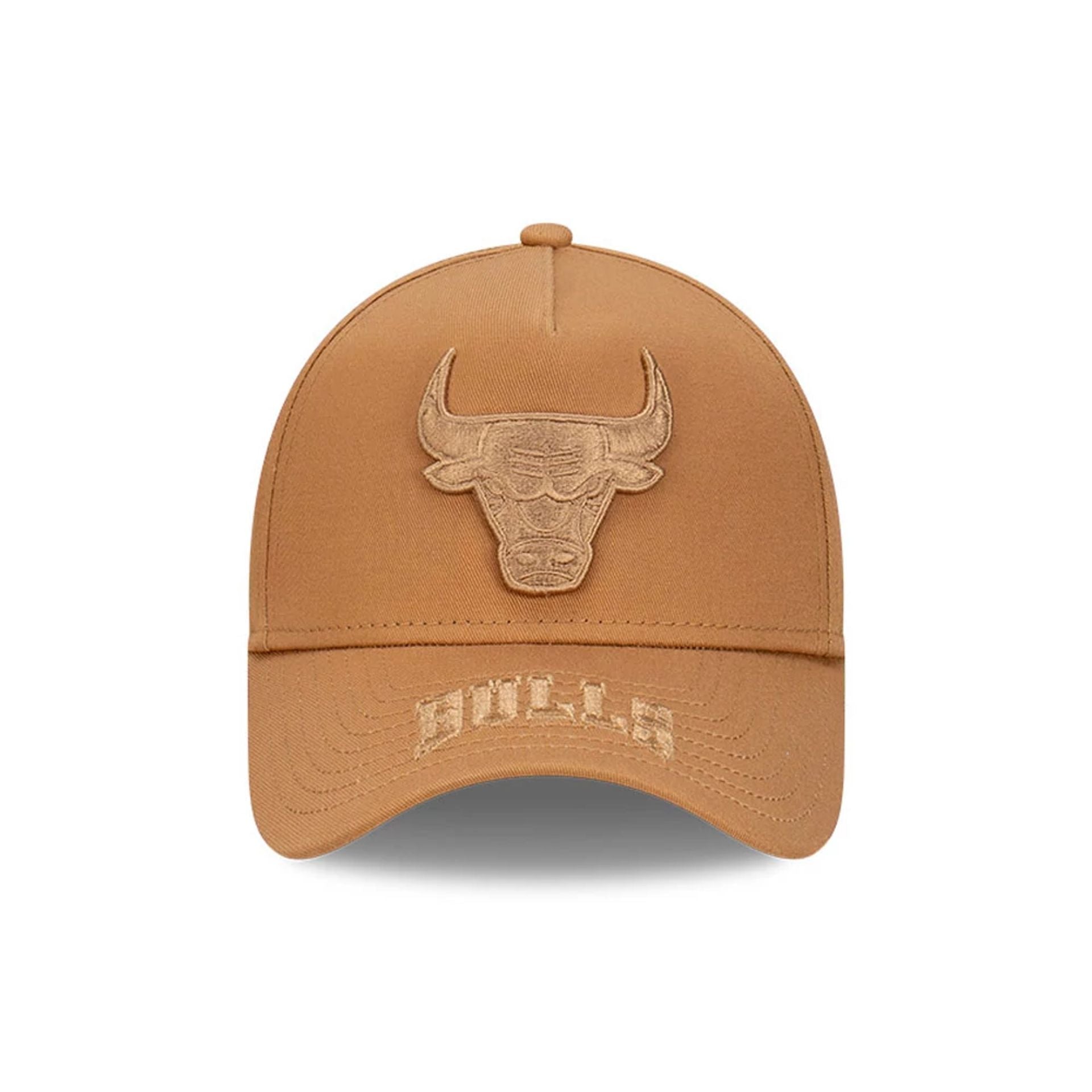 This is a Chicago Bulls Tonal Beige 9FORTY A-Frame Adjustable Cap 2