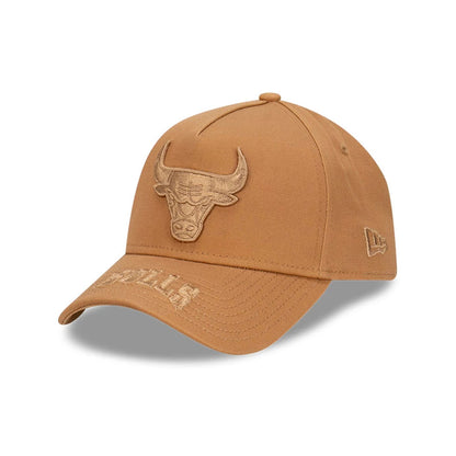 This is a Chicago Bulls Tonal Beige 9FORTY A-Frame Adjustable Cap 3