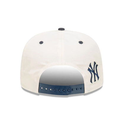 This is a New York Yankees Cut N Paste White Golfer Snapback Adjustable Cap 4