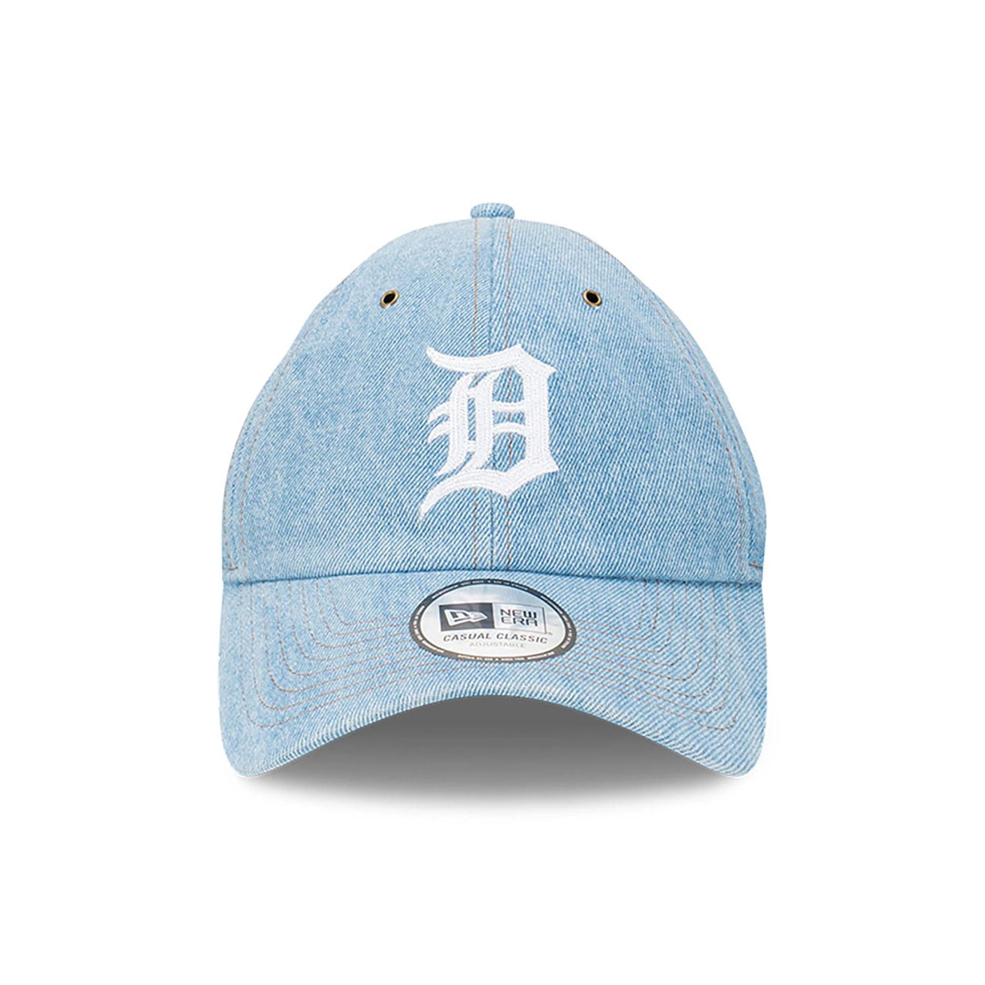 This is a Detroit Tigers Washed Denim Blue Casual Classic Adjustable Cap 2