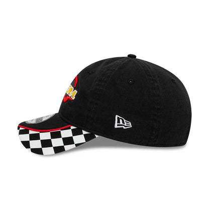 This is a New Era Racing Black 9TWENTY Adjustable Cap 5