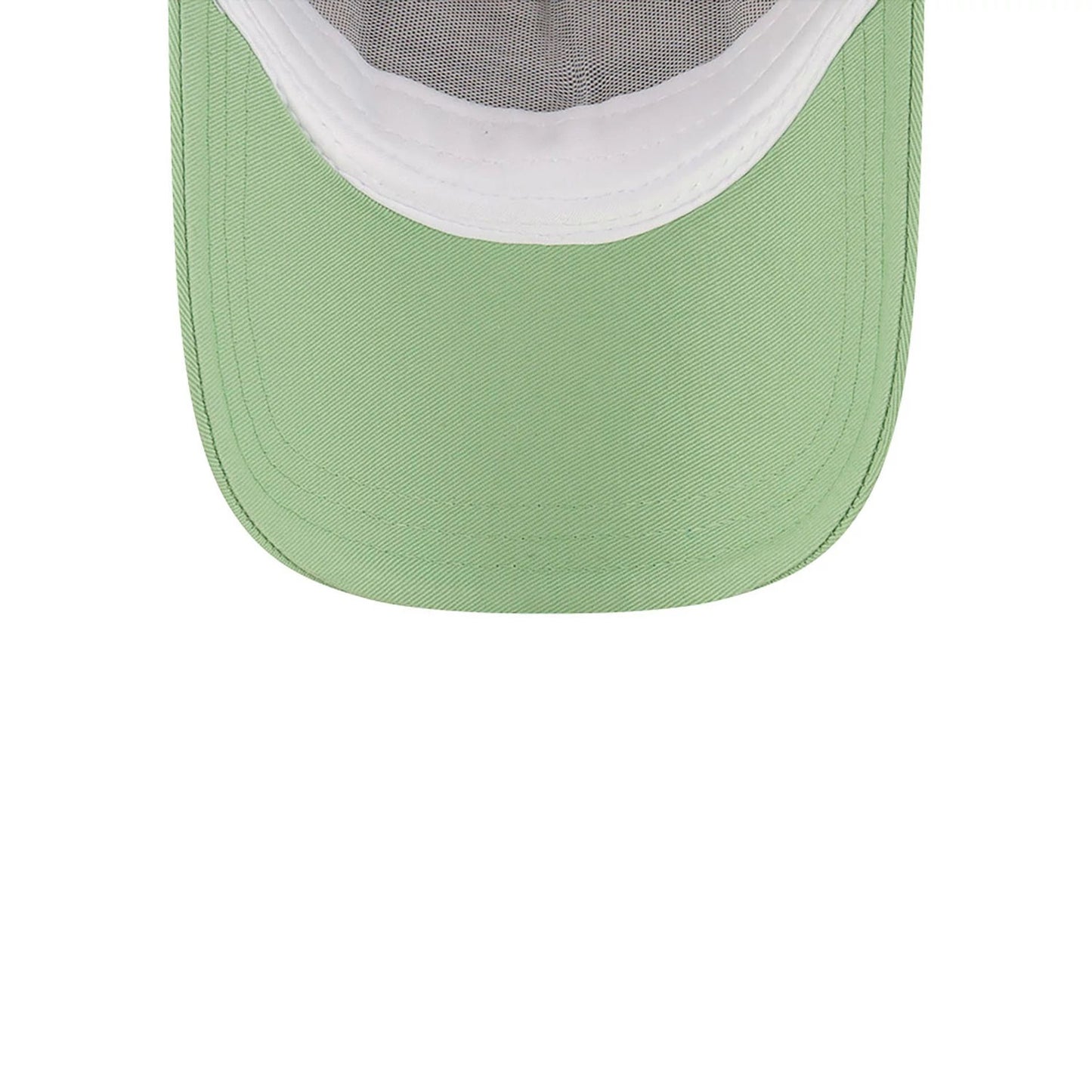 This is a New Era Eagle Patch Green 9FORTY A-Frame Trucker Adjustable Cap 4