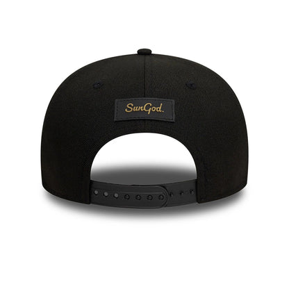 This is a SunGod x New Era Black Repreve® 9FIFTY Snapback Cap 5