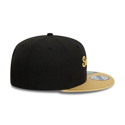 This is a SunGod x New Era Black Repreve® 9FIFTY Snapback Cap 6