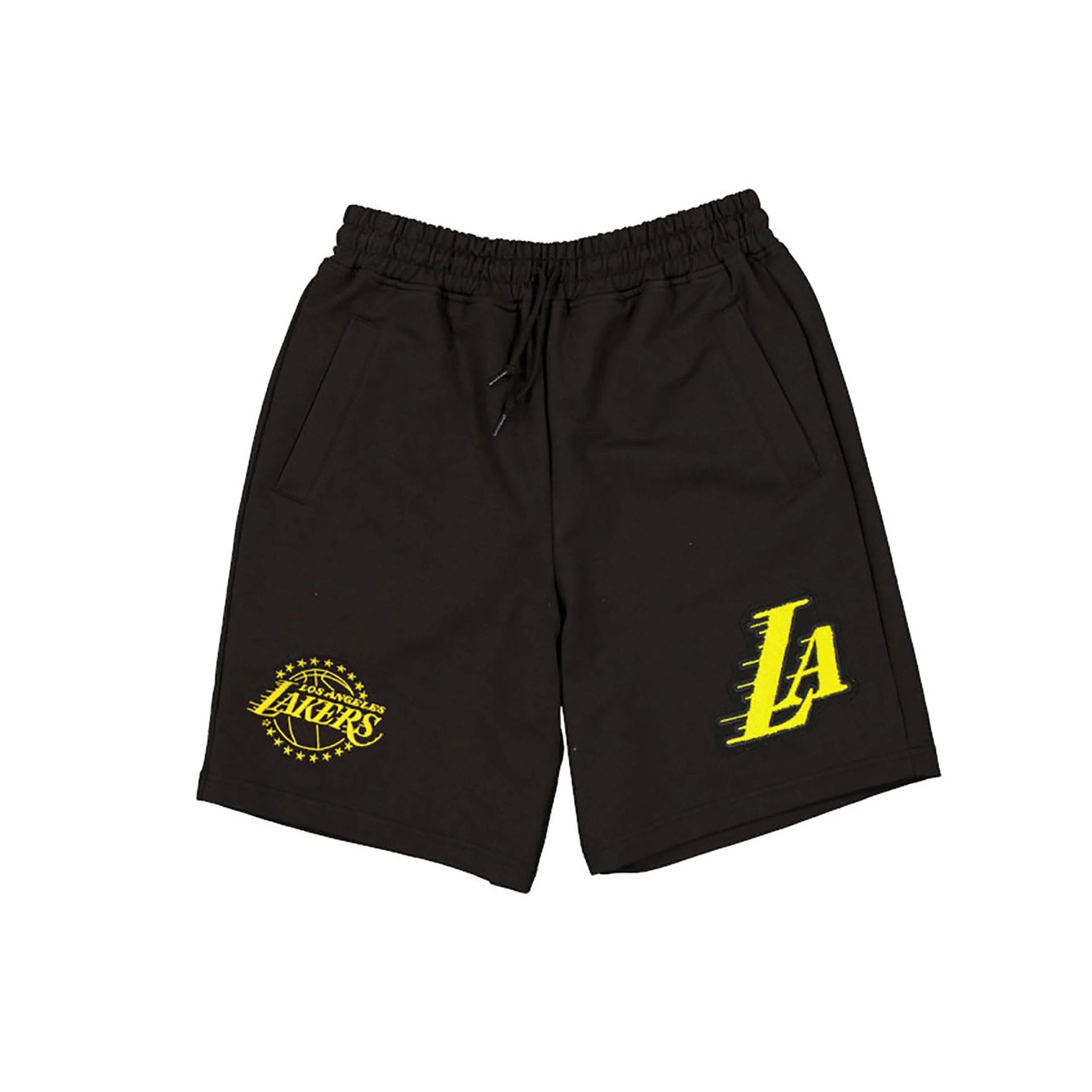 LA Lakers NBA City Edition Black Shorts 1