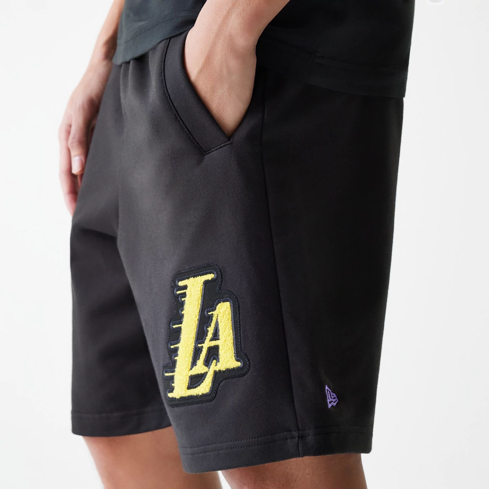 LA Lakers NBA City Edition Black Shorts 5