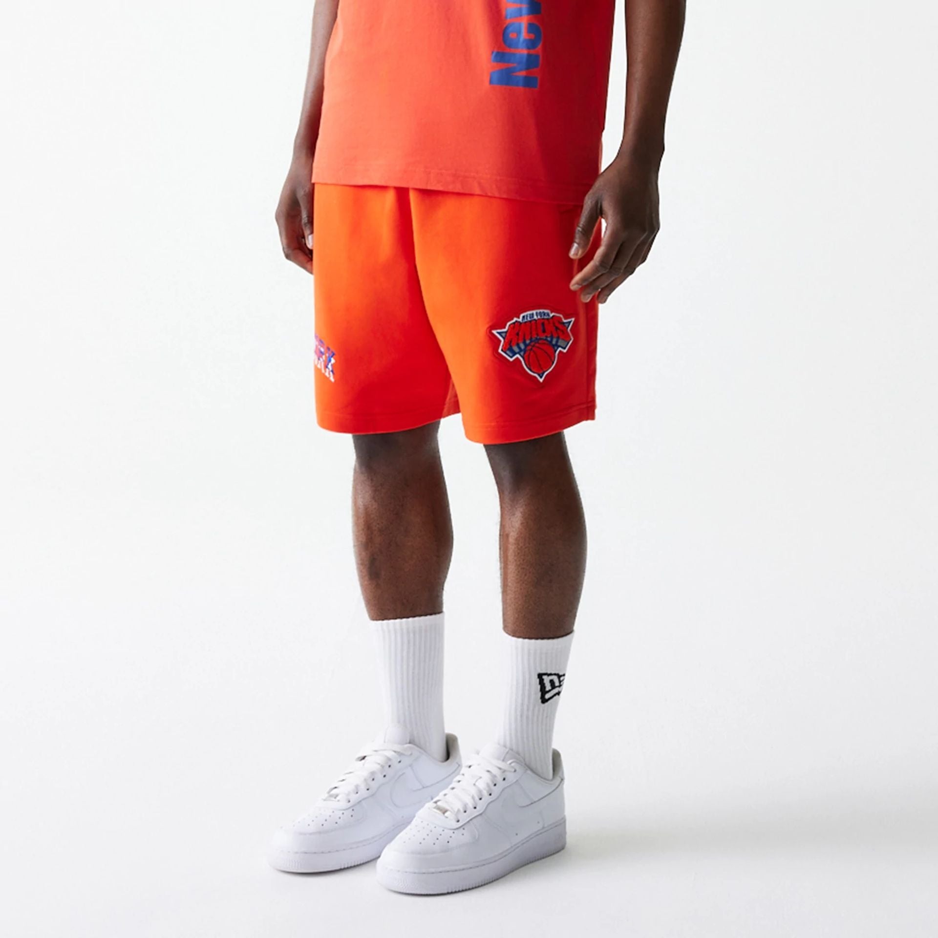 New York Knicks NBA City Edition Orange Shorts 4